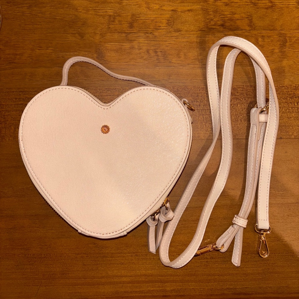 Lauren Conrad Pink Heart Purse